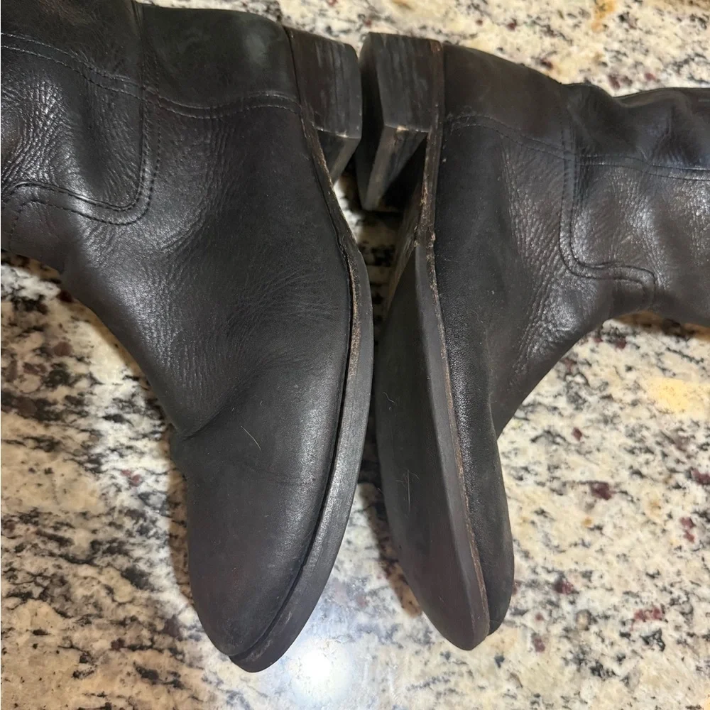 Tory Burch Kiernan Black Riding Boots 10M